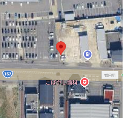 キーボックスの場所の地図